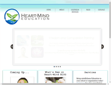 Tablet Screenshot of heart-mind-education.com